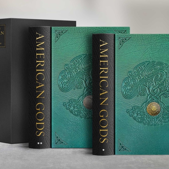 AMERICAN GODS: Neil Gaiman Suntup Signed Numbered Edition w/ Traycase, Sale! - Picture 9 of 16